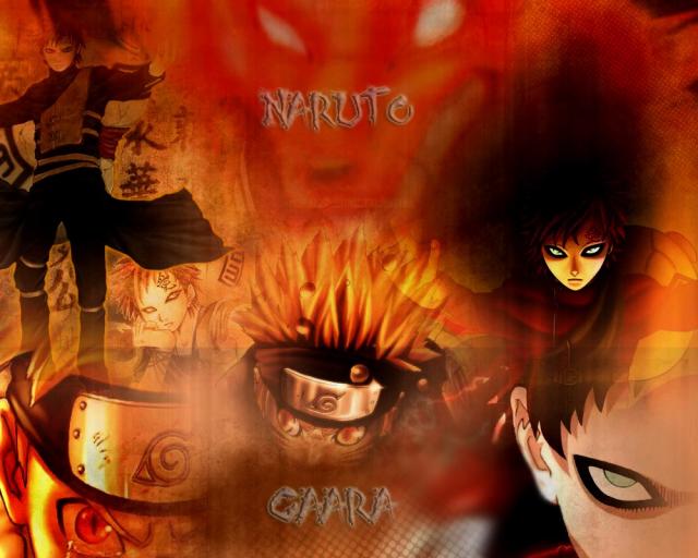 Gaara and Naruto - Jinchuuriki